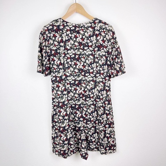 P.B. Michaels Ditsy Floral Cottagecore Retro Inspired Rayon Romper Women’s Small - Picture 2 of 10